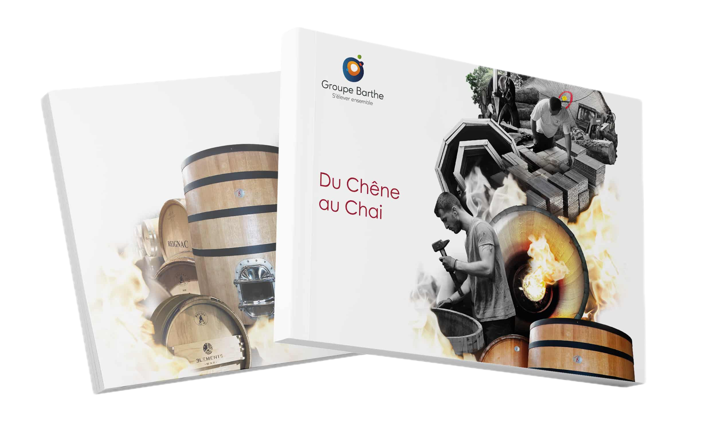 Les deux volumes « Du Chêne au Chai » : l'univers illustré devenu objet imprimé