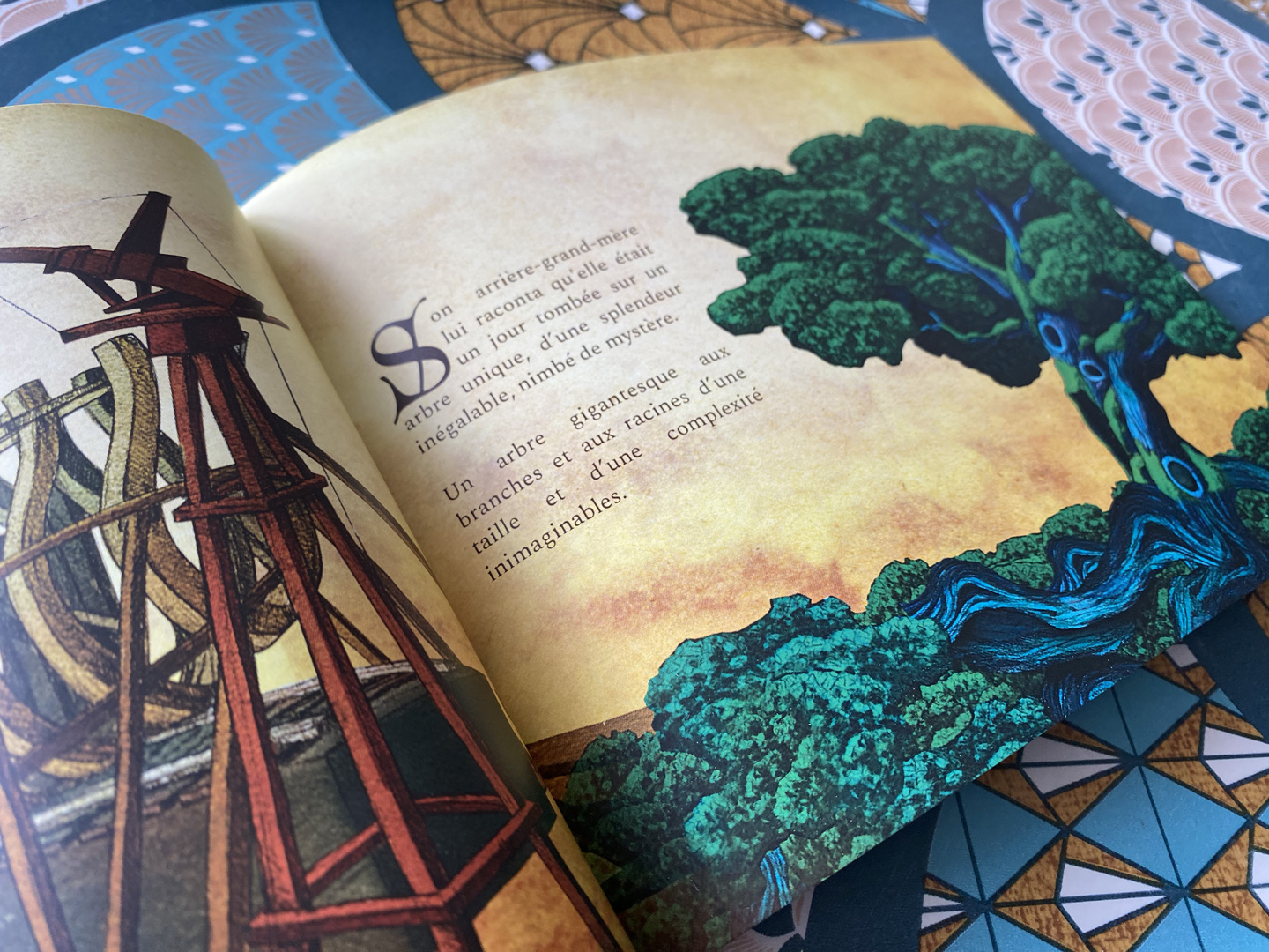 Autre double page du livre imprimé